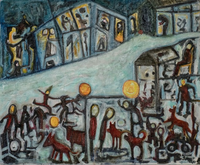  Each To Their Own, Oil on Canvas 