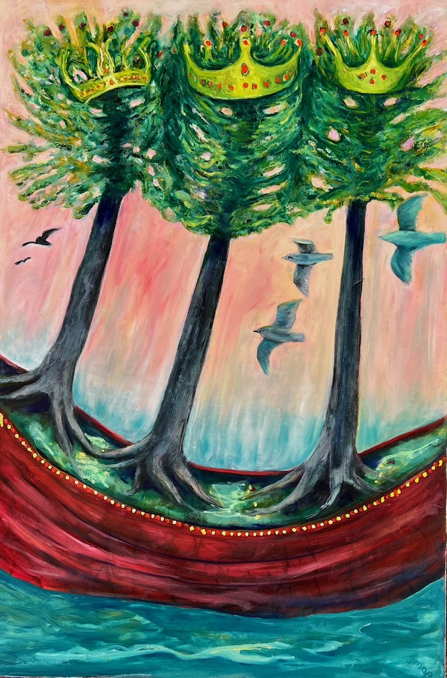  Royal Cargo (We Three Kings) | Oil on Canvas | 60 x 90 x 4 cm  | $890 